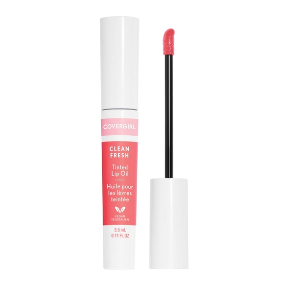 NWT COVERGIRL CLEAN FRESH TINTED LIP OIL N°130 FRESH SQUEEZED! BUY 2 FOR $10! - Picture 1 of 16